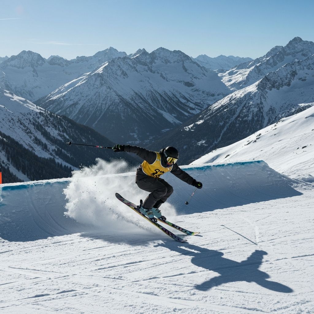 Freestyle síelő technika bemutatása
